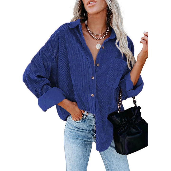 Relaxed Corduroy Shirt Jacket