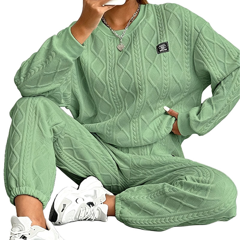 Cable Knit Lounge Set