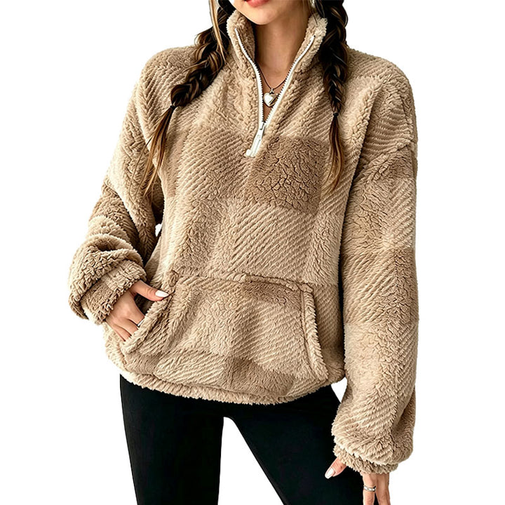 Cozy Fleece Half Zip Sweatshirt