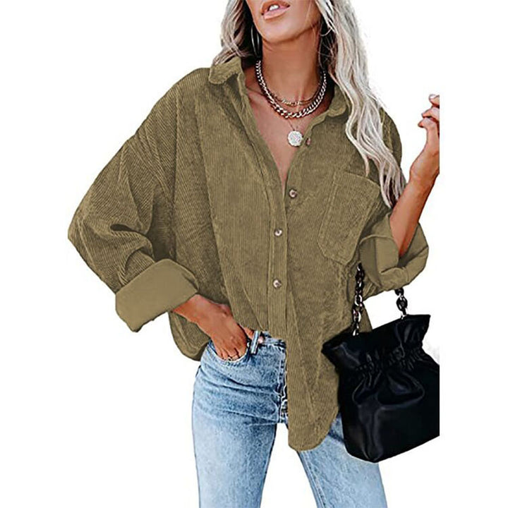 Relaxed Corduroy Shirt Jacket