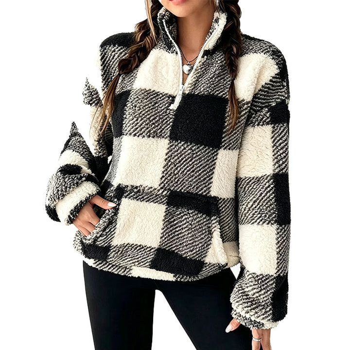 Cozy Fleece Half Zip Sweatshirt