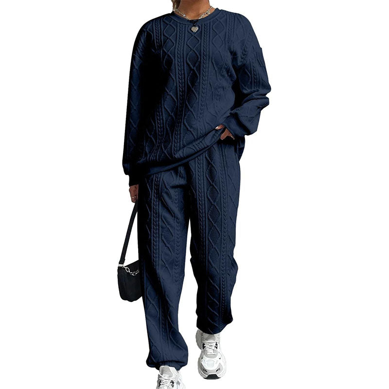 Cable Knit Lounge Set