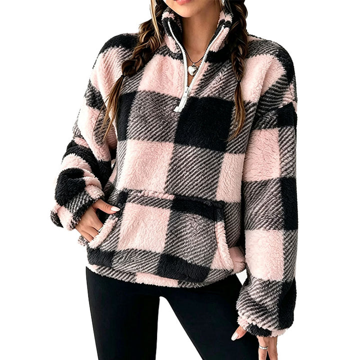 Cozy Fleece Half Zip Sweatshirt
