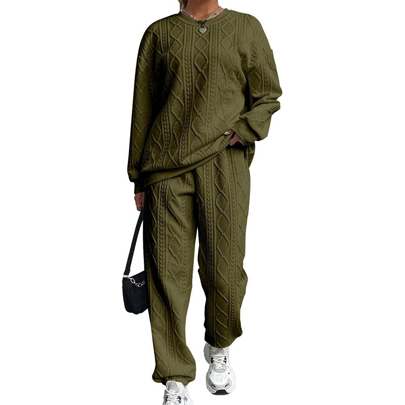 Cable Knit Lounge Set