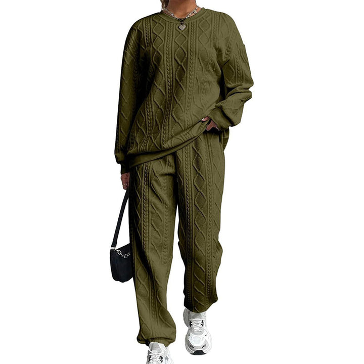 Cable Knit Lounge Set