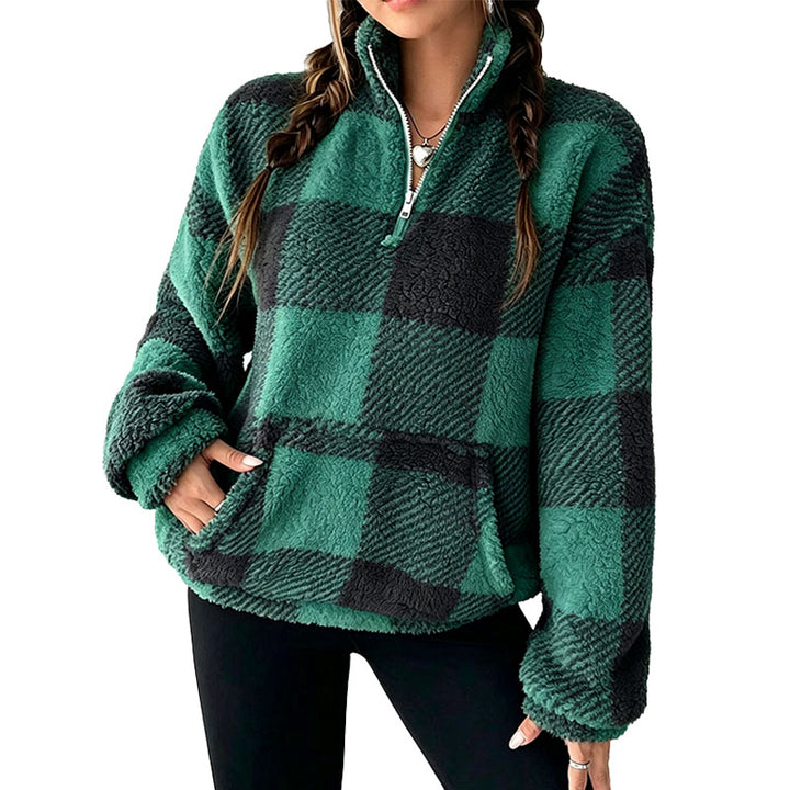 Cozy Fleece Half Zip Sweatshirt
