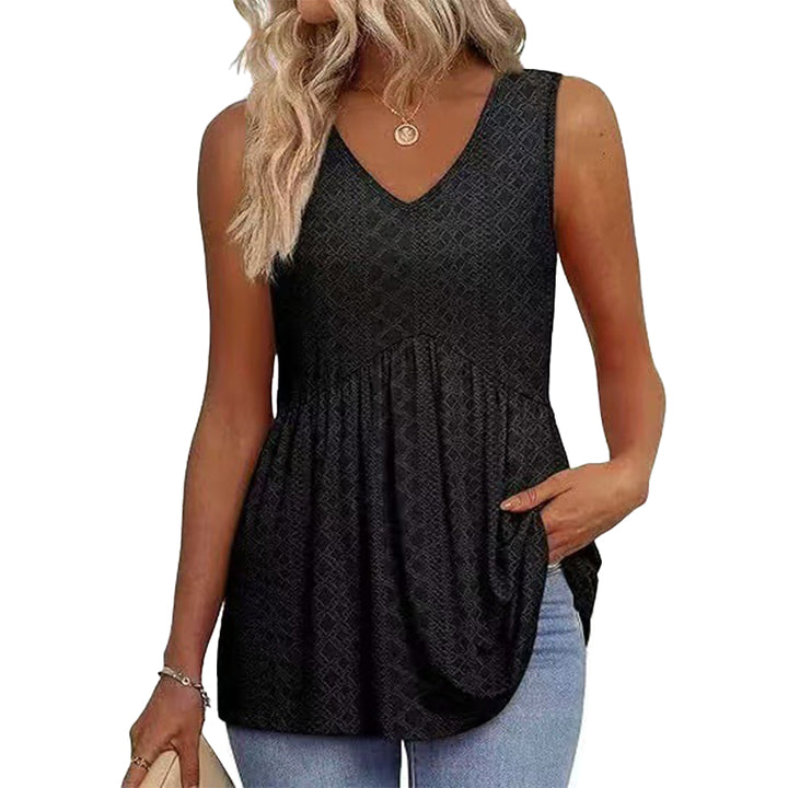 Boho Printed Sleeveless Tunic Top