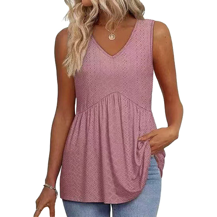 Boho Printed Sleeveless Tunic Top