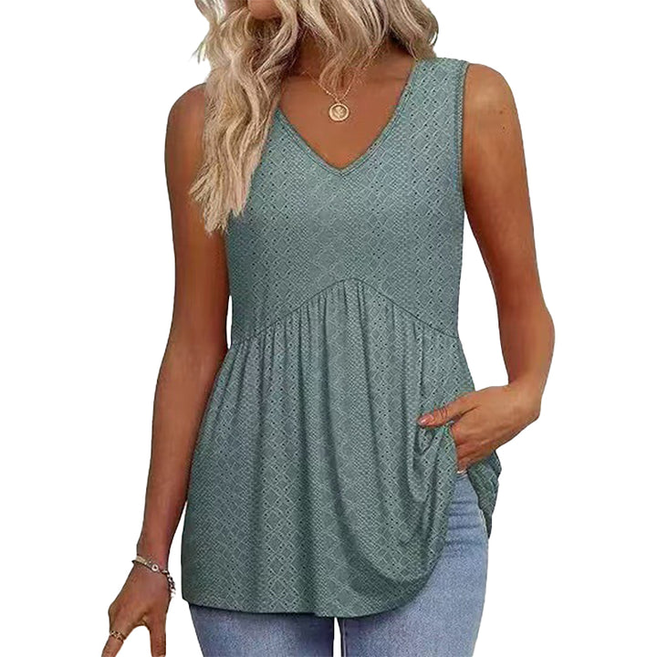 Boho Printed Sleeveless Tunic Top