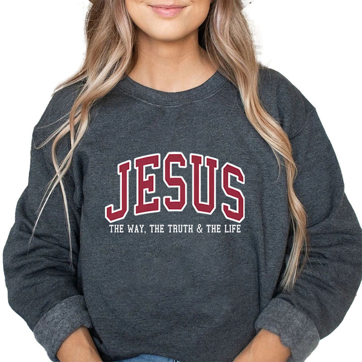 Vintage Letter Graphic Sweatshirt