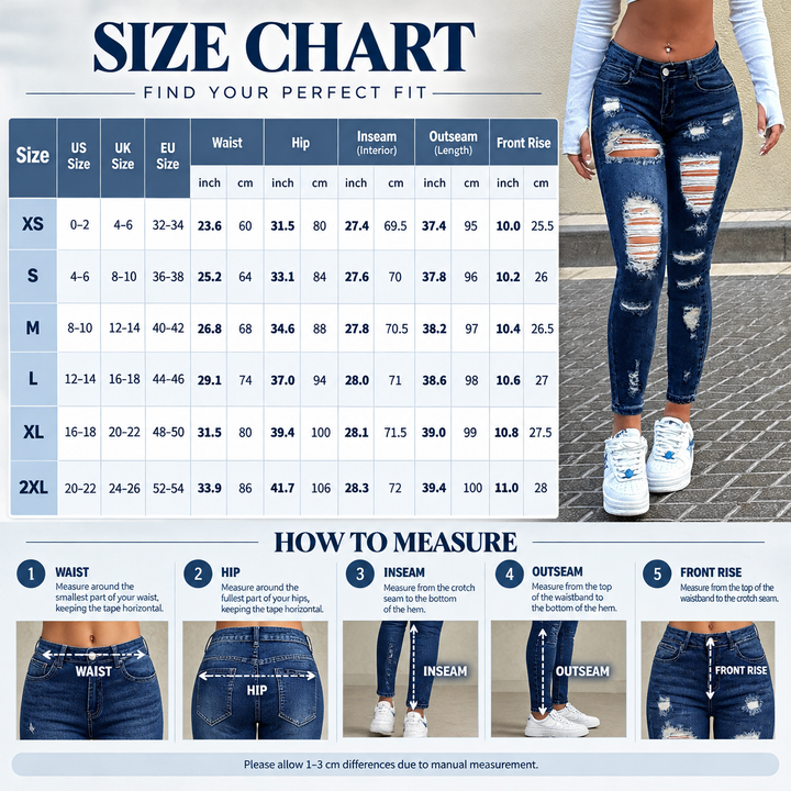 Distressed Skinny Jeans