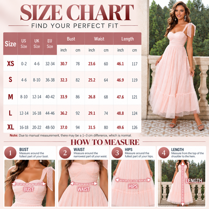 Polka Dot Tulle Midi Dress