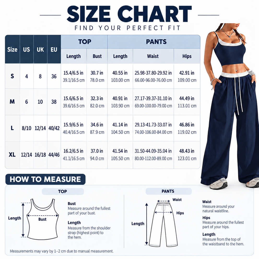 Cropped Tank & Wide Leg Pants Set