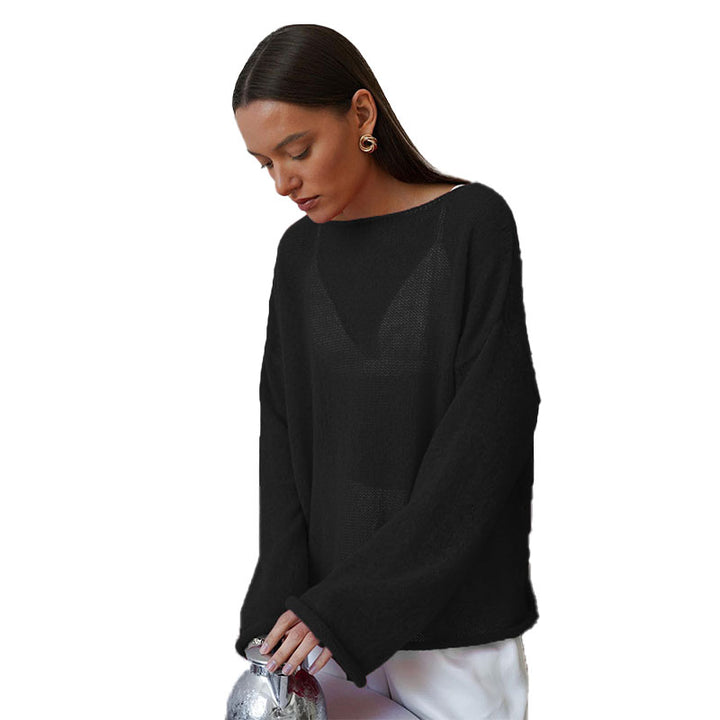 Sheer Lightweight Knit Sweater