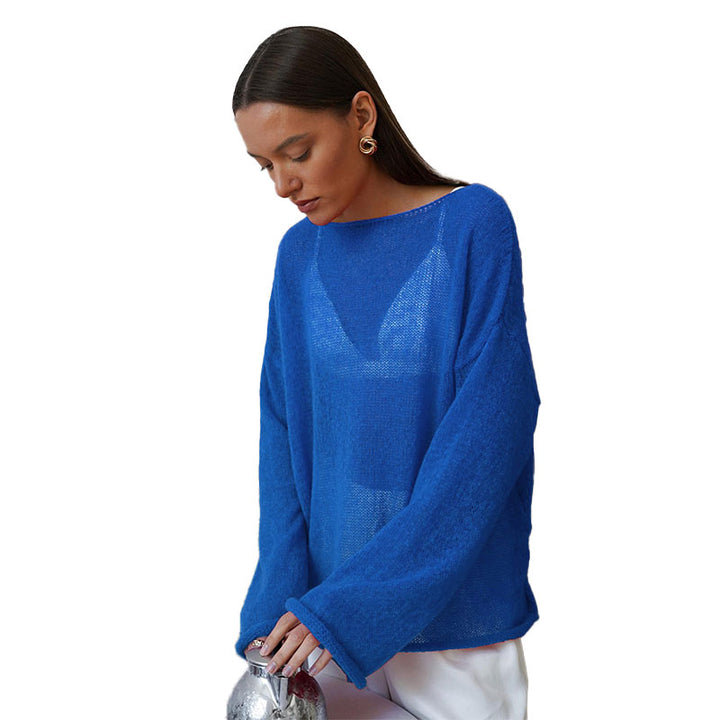Sheer Lightweight Knit Sweater
