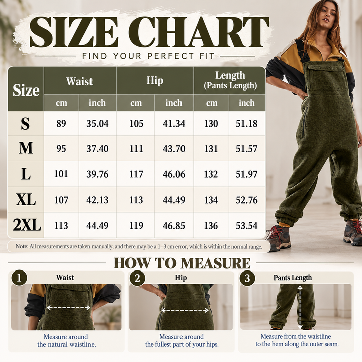 Fleece Utility Bib Overalls