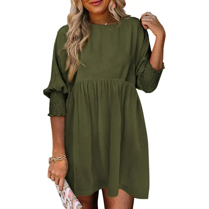Relaxed Smock Mini Dress