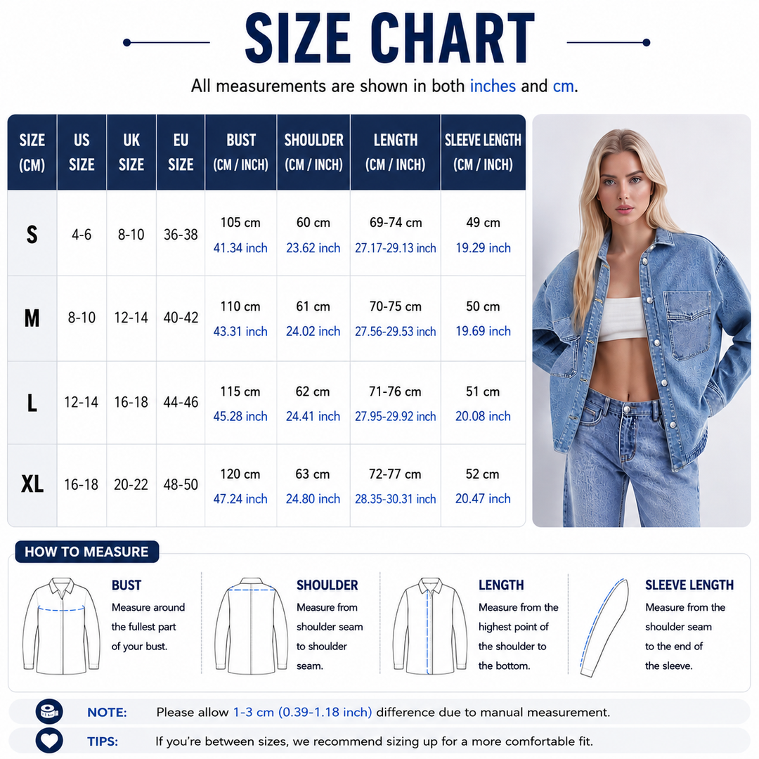 Relaxed Denim Shirt Jacket