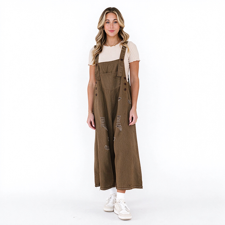 Relaxed Fit Denim Dungarees