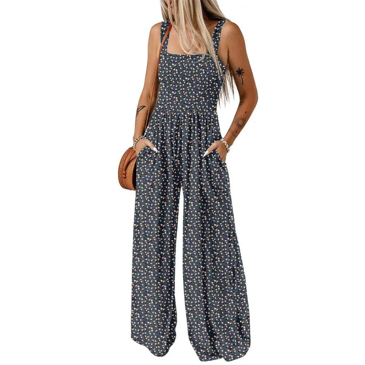 Floral Wide Leg Jumpsuit