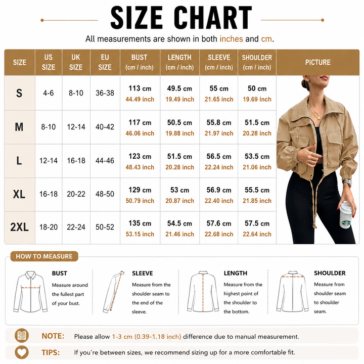 Utility Cropped Zip Jacket