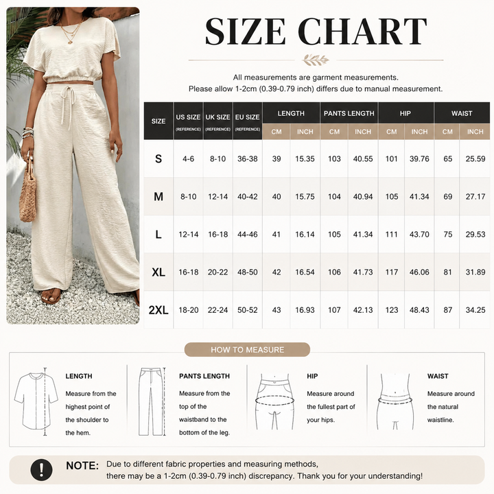 Relaxed Wide Leg Lounge Set