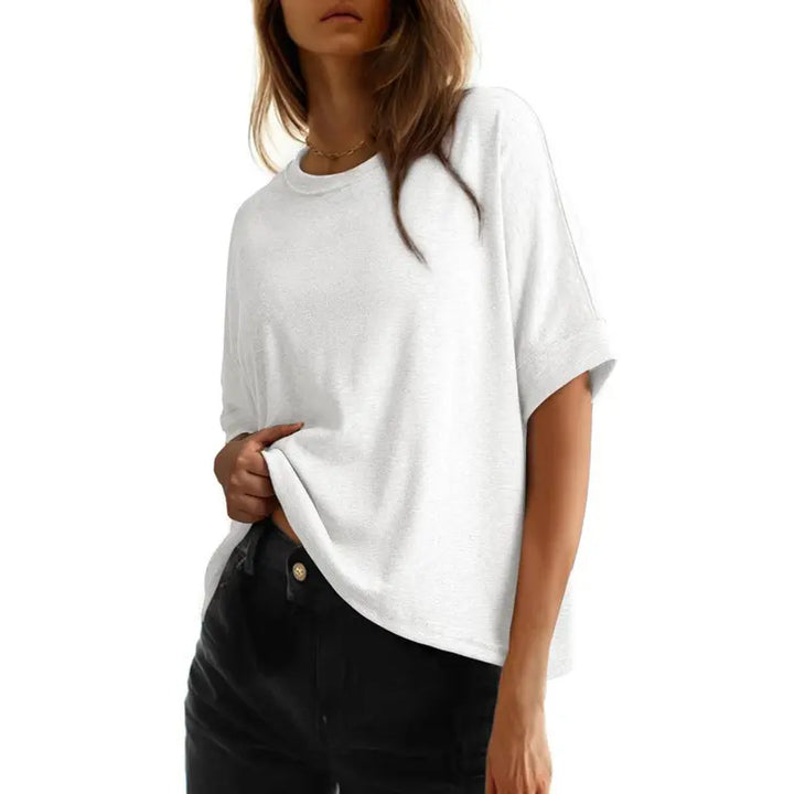 Oversized Casual Crop Top