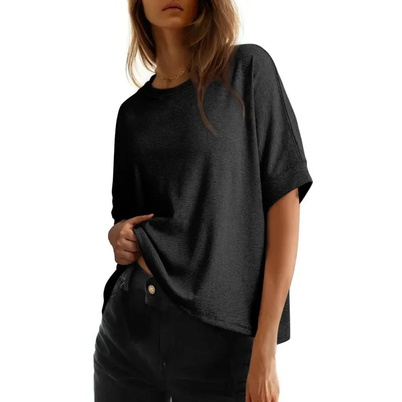 Oversized Casual Crop Top
