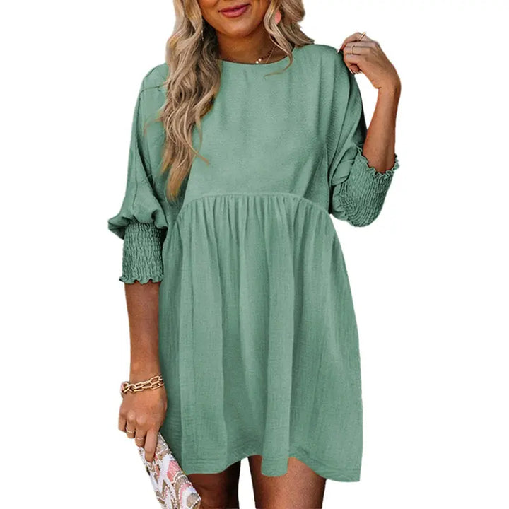 Relaxed Smock Mini Dress