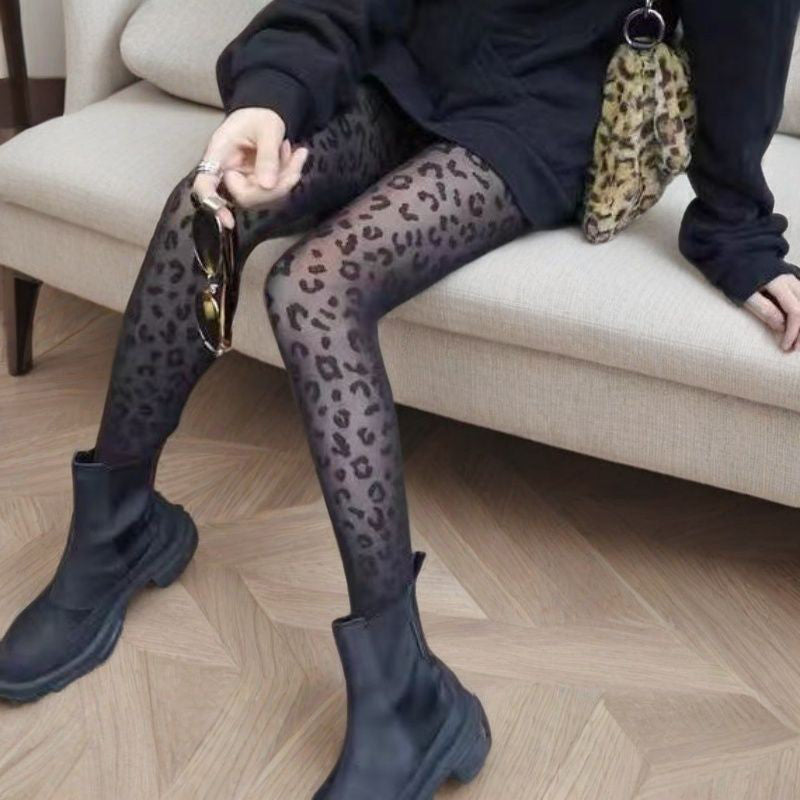 Fashion Leopard Print Hosiery