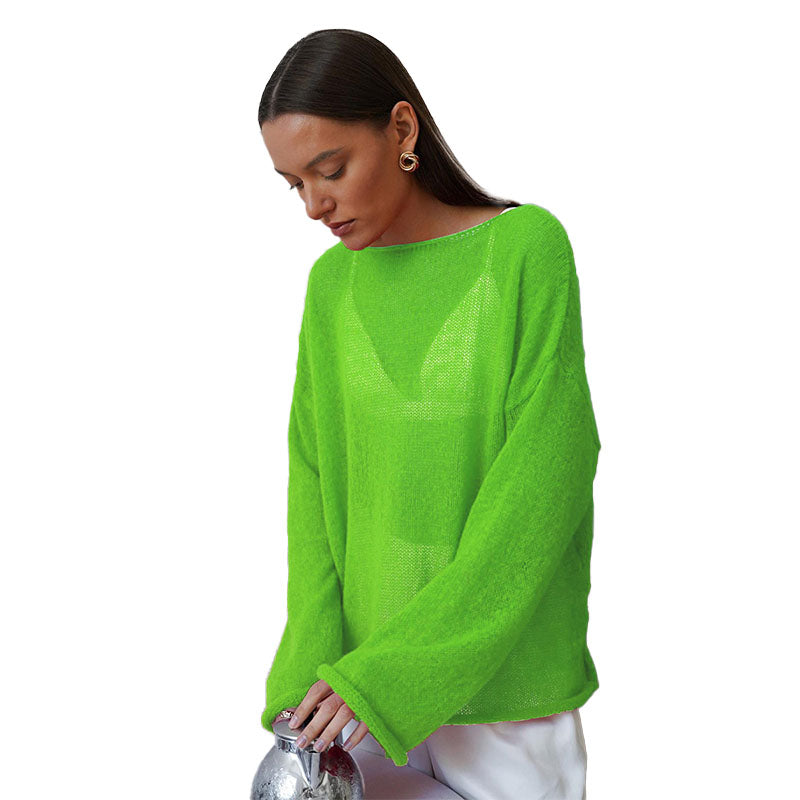 Sheer Lightweight Knit Sweater