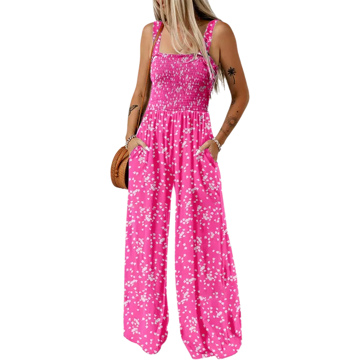 Floral Wide Leg Jumpsuit
