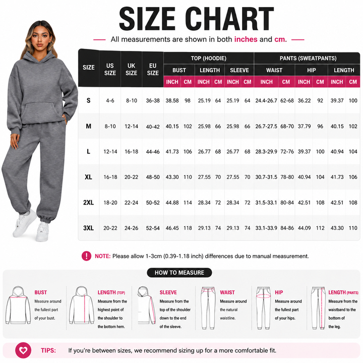 Oversized Hoodie Jogger Set