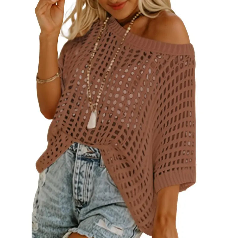 Crochet Beach Cover Up Top