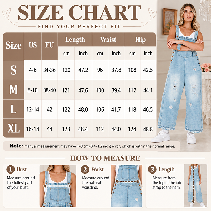 Relaxed Fit Denim Dungarees