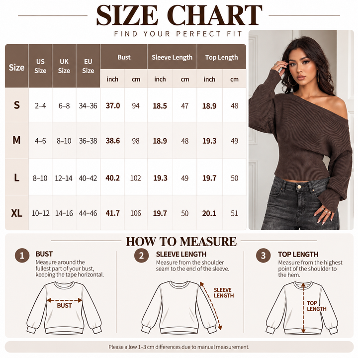Off-Shoulder Ribbed Sweater