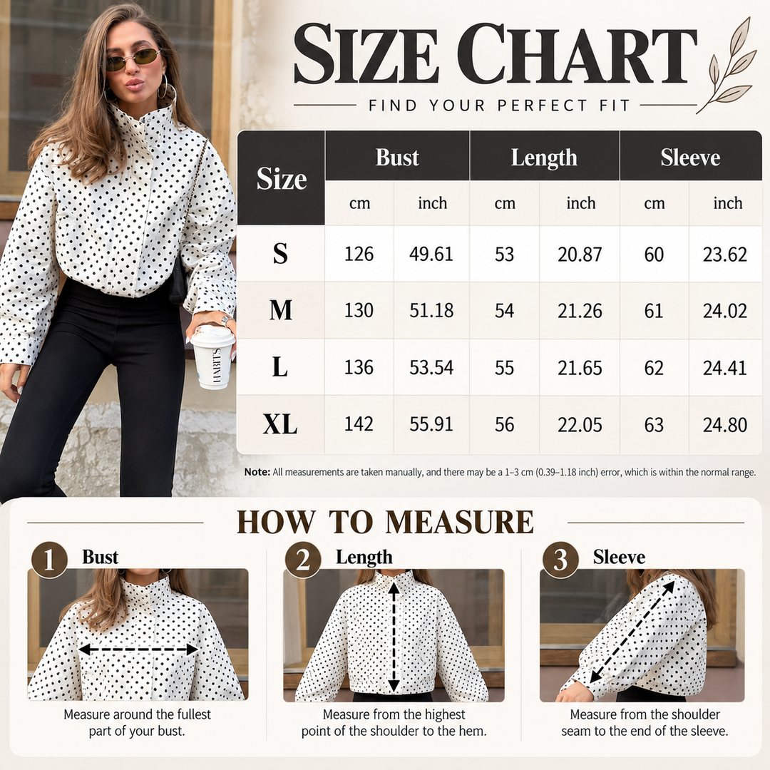 Polka Dot Pocket Jacket