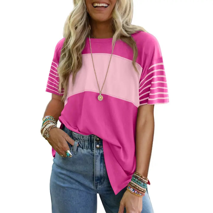 Color Block Casual Top