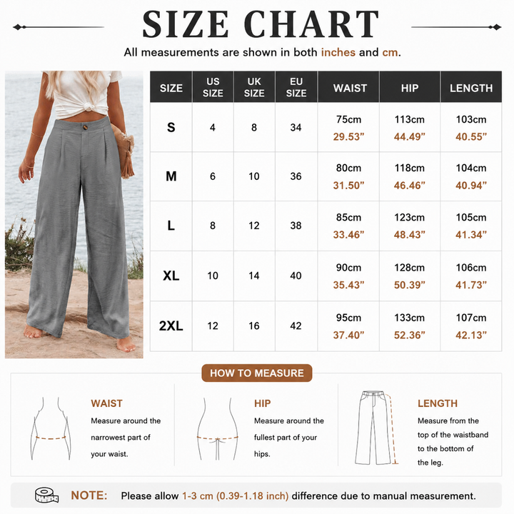 Minimalist Casual Palazzo Pants