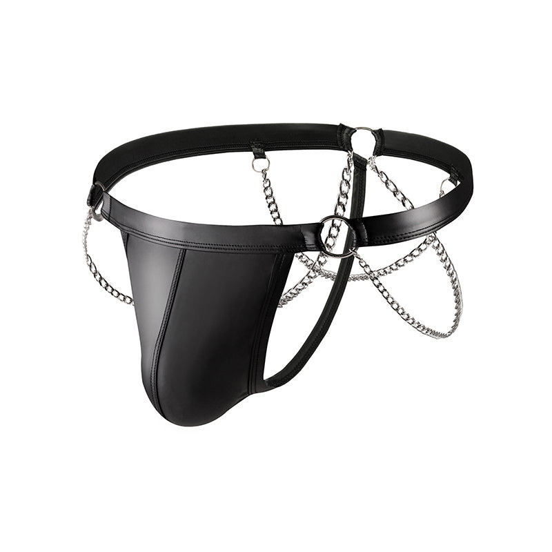Men's Chain Detail Thong