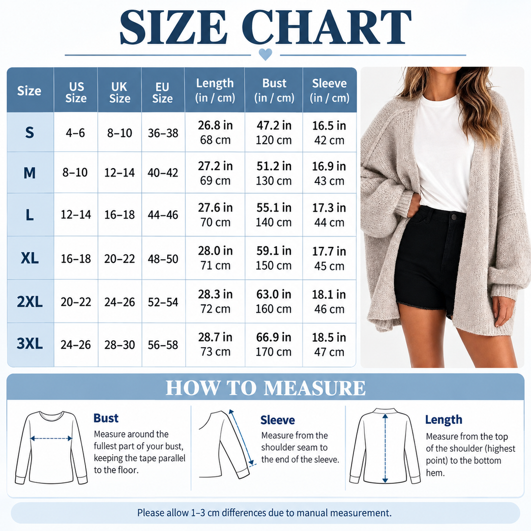 Relaxed Open Front Knit Cardigan