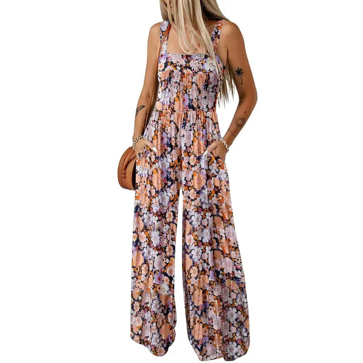 Floral Wide Leg Jumpsuit