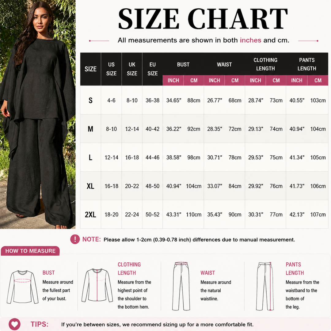 Elegant Oversized Two Piece Set