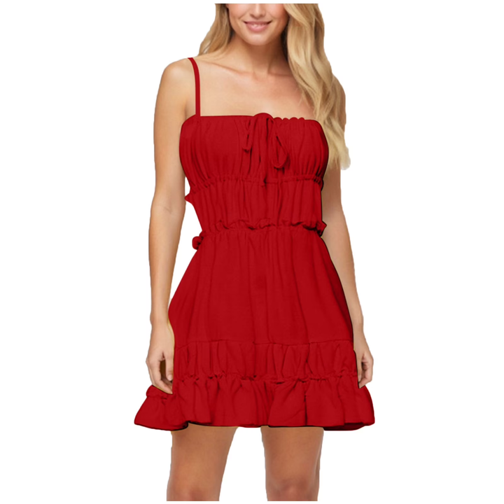 Women’s Flowy Ruffle Summer Dress