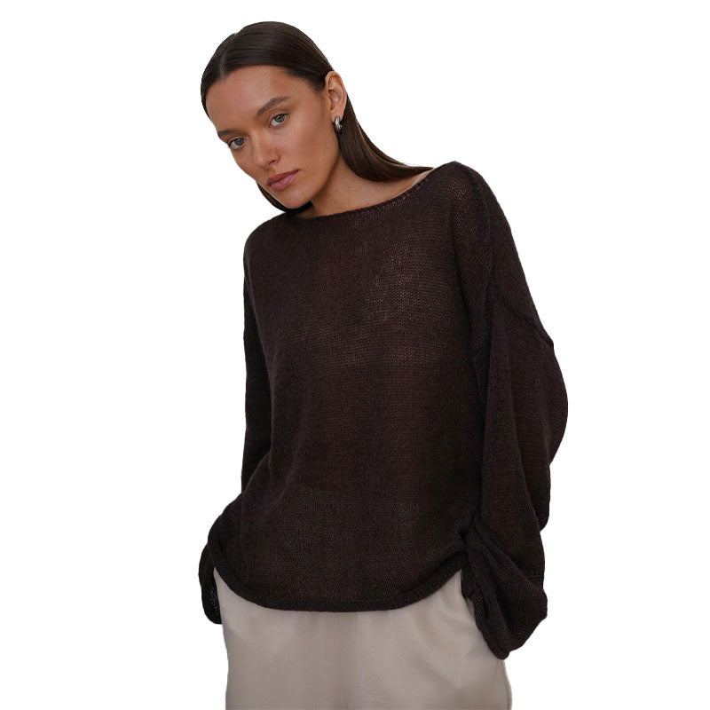 Sheer Lightweight Knit Sweater