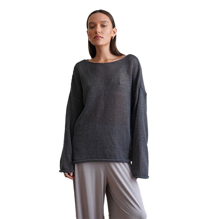 Sheer Lightweight Knit Sweater