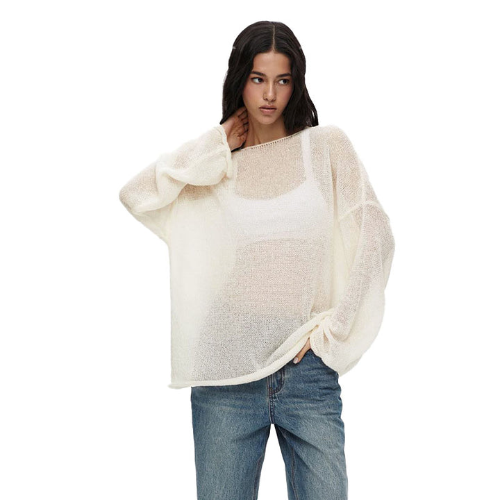Sheer Lightweight Knit Sweater